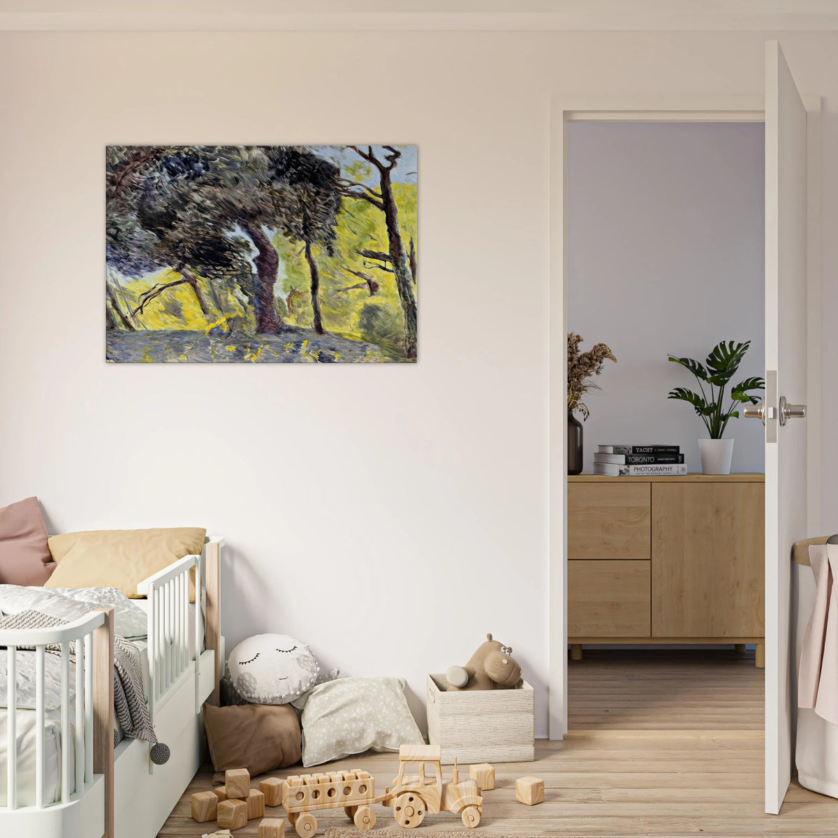 In the Woods (study) Canvas | Pierre Bonnard Canvas | Pierre Bonnard Shop