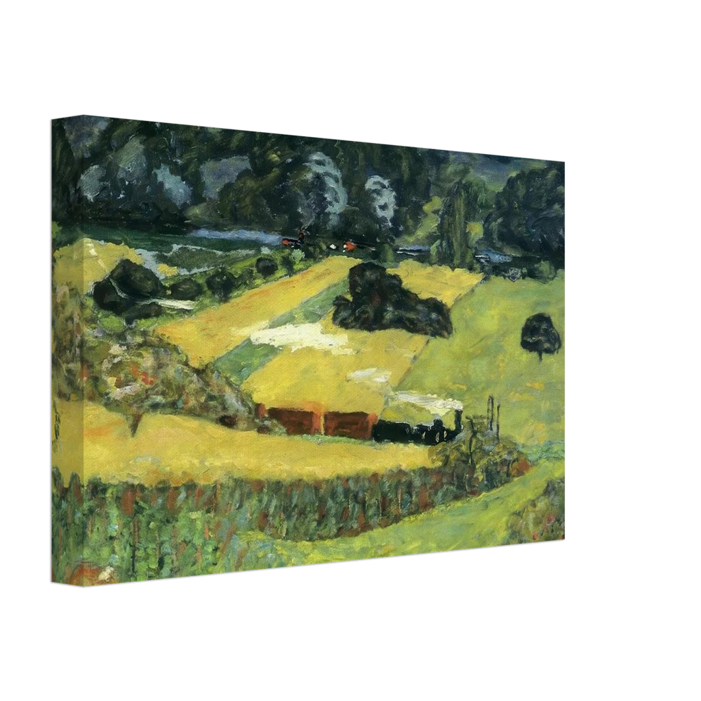 Landscape with freight train Canvas | Pierre Bonnard Canvas | Pierre Bonnard Shop