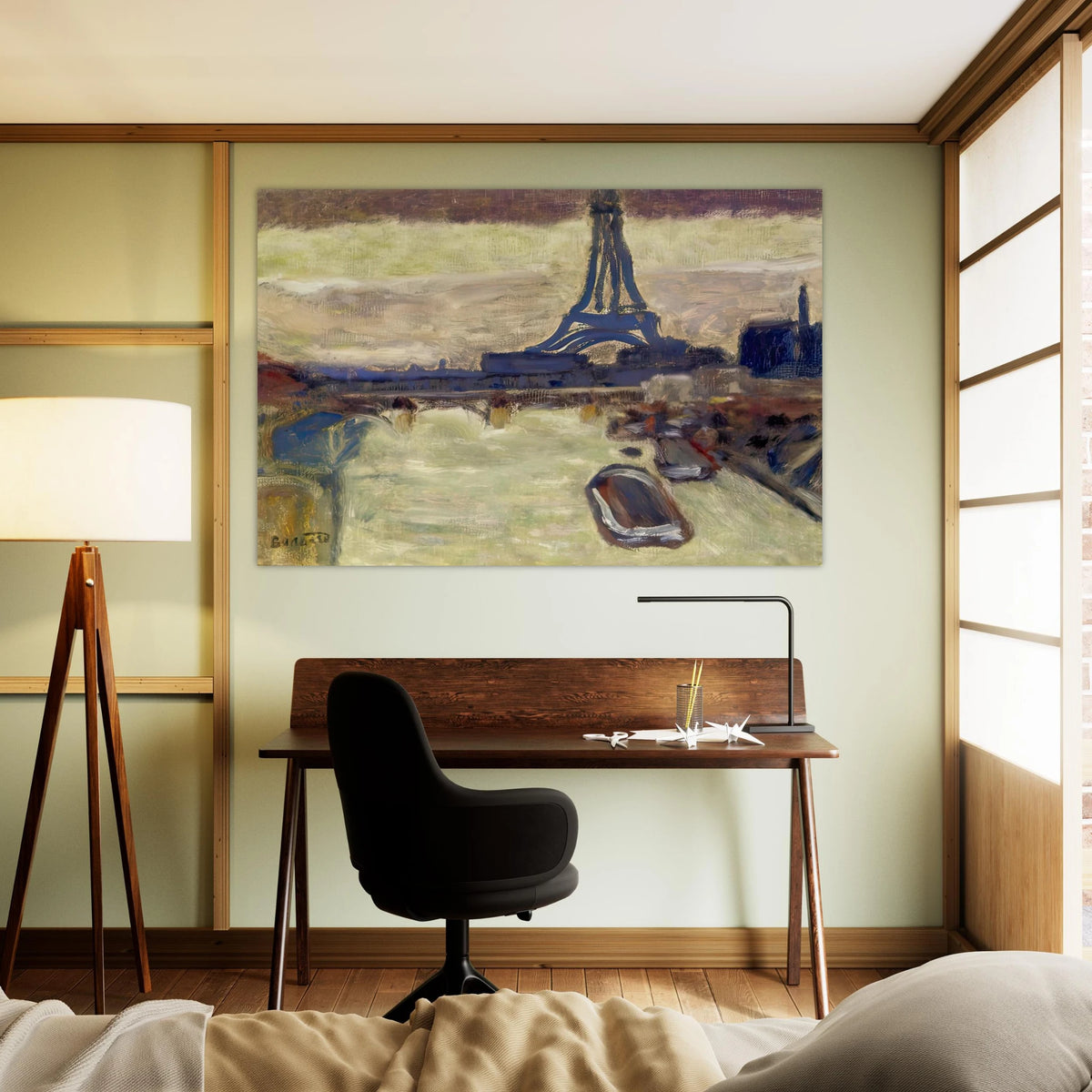 Eiffel Tower and The Seine Poster | Pierre Bonnard Poster | Pierre Bonnard Shop