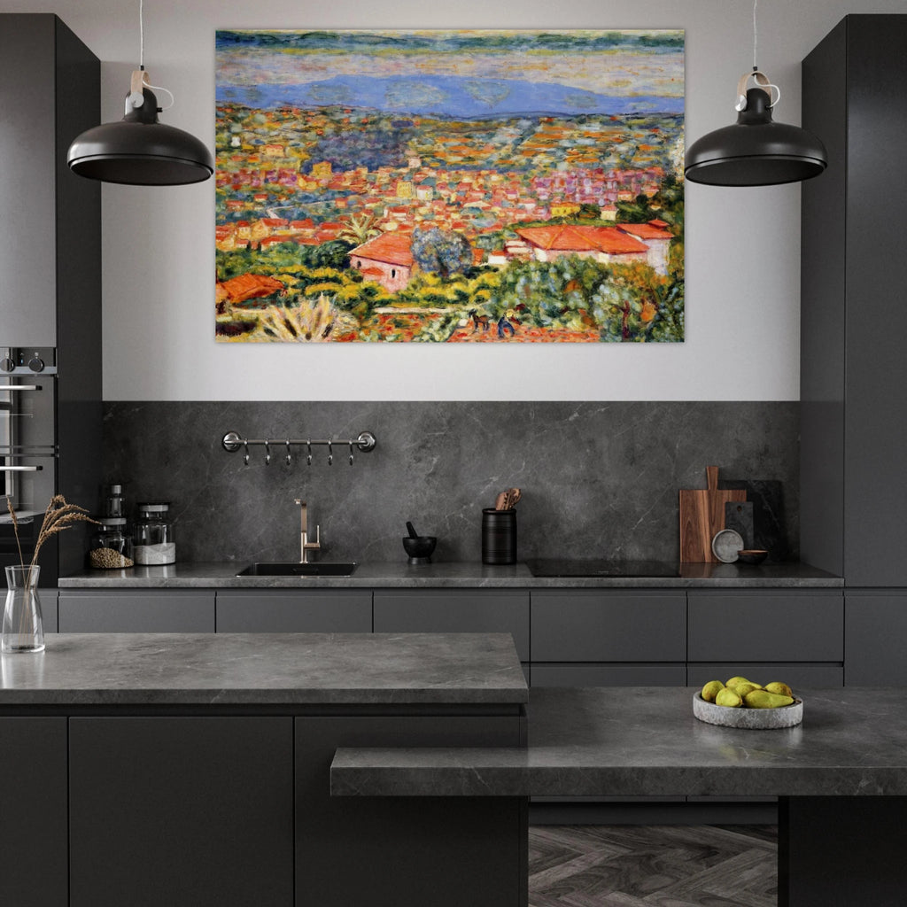 View of Le Cannet, Roofs Poster | Pierre Bonnard Poster | Pierre Bonnard Shop