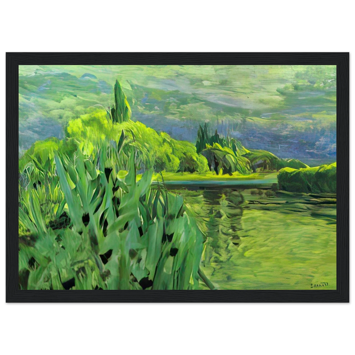 The Seine Framed Poster | Pierre Bonnard Framed Prints Wall Art | Pierre Bonnard Shop