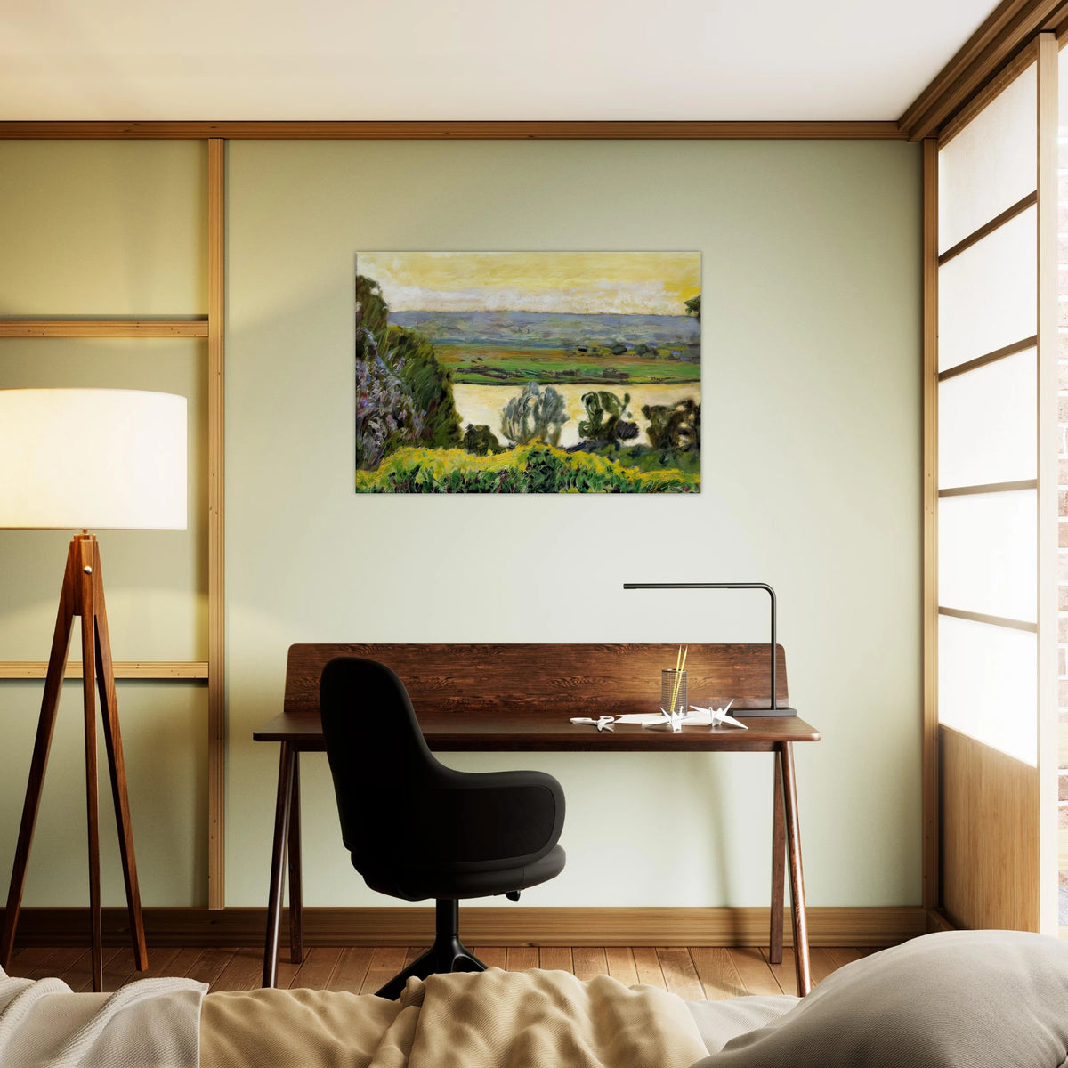Landscape at Vernon Canvas | Pierre Bonnard Canvas | Pierre Bonnard Shop