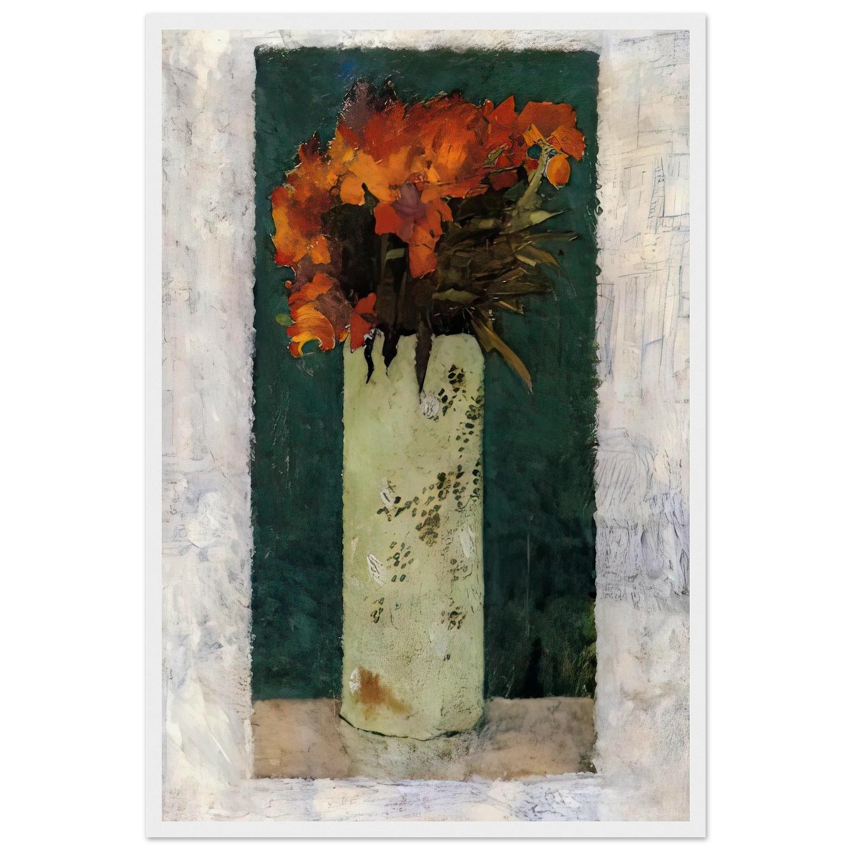 Pot of Flowers Framed Poster | Pierre Bonnard Framed Prints Wall Art | Pierre Bonnard Shop