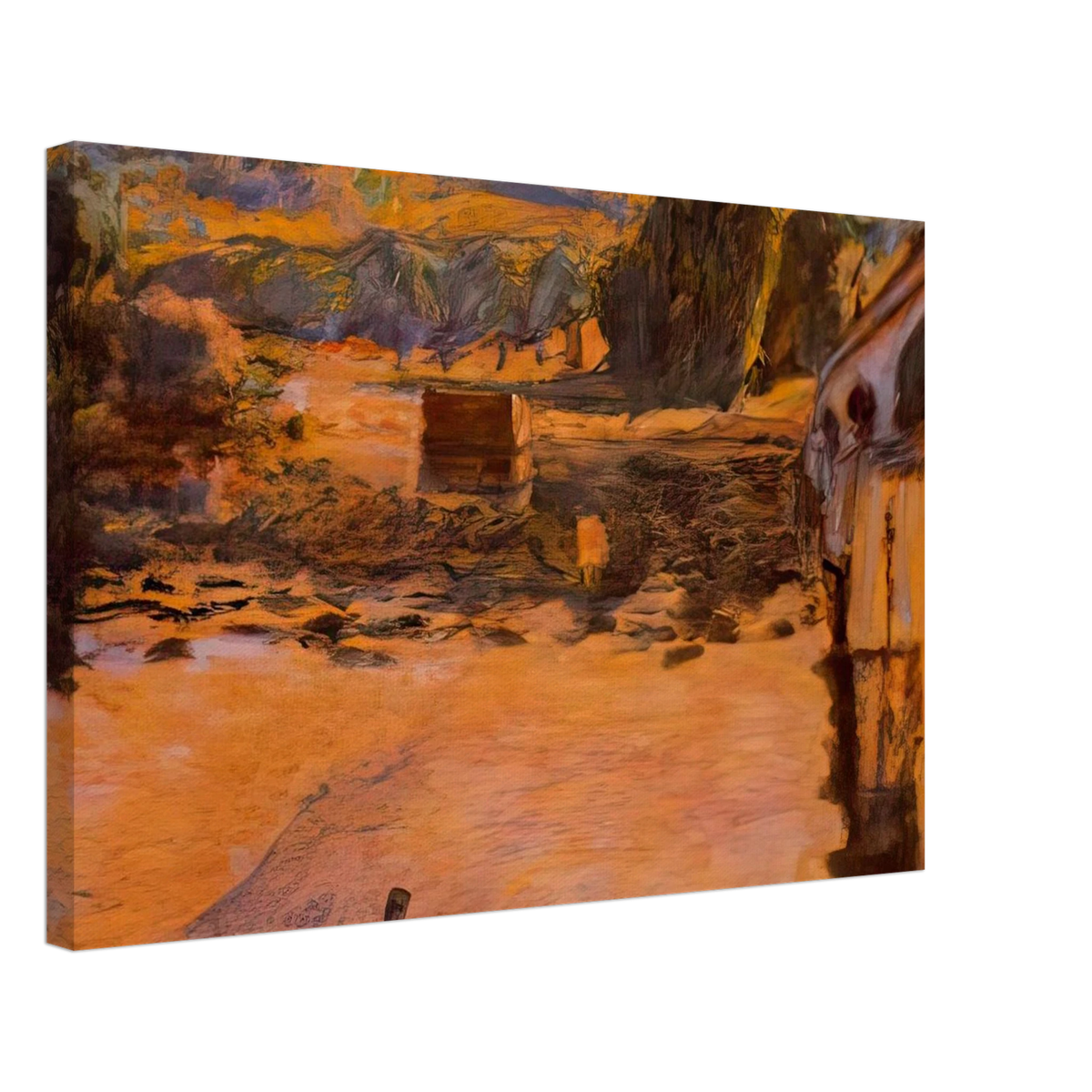 The Pont de Vernon Canvas | Pierre Bonnard Canvas | Pierre Bonnard Shop