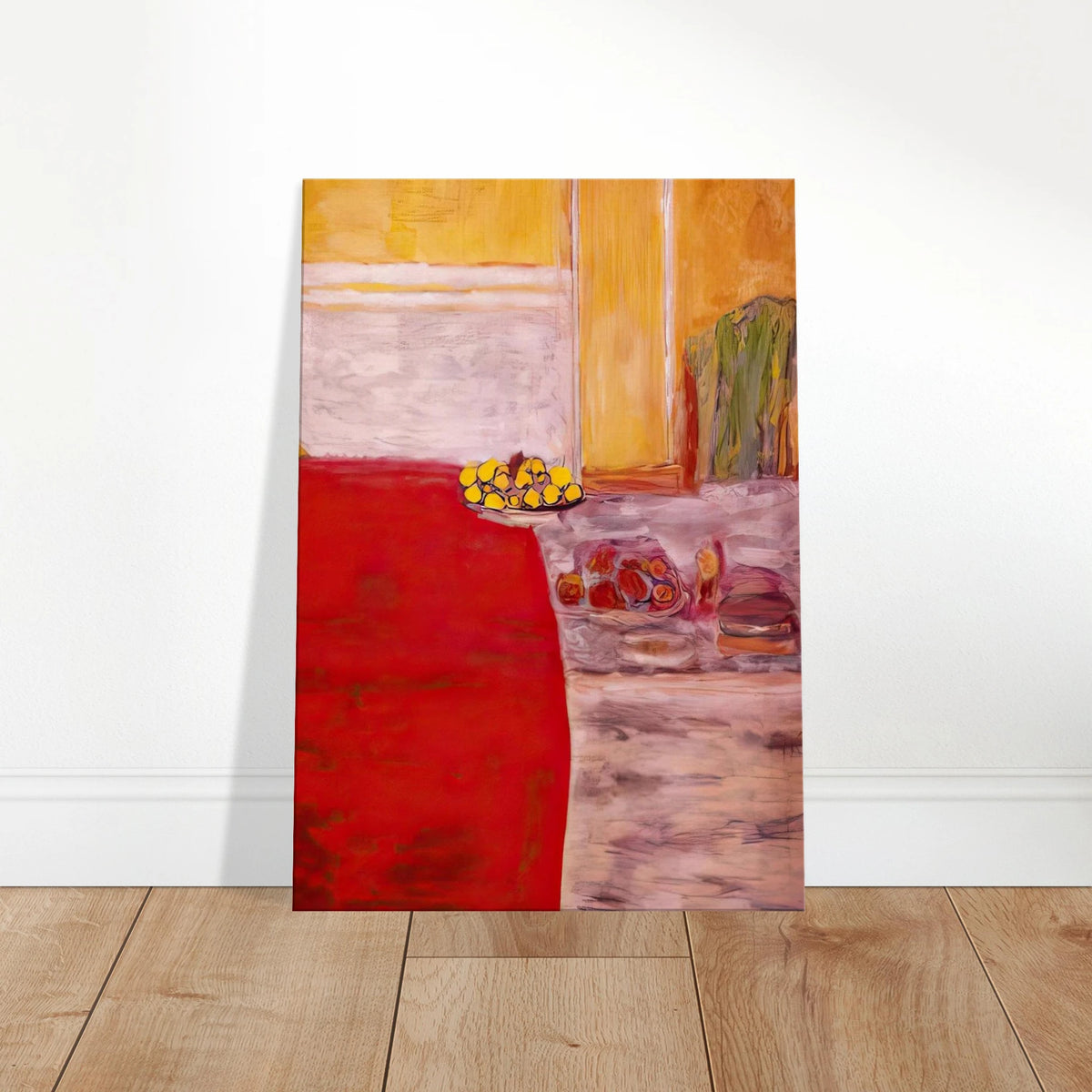 Fruit on the red carpet Canvas | Pierre Bonnard Canvas | Pierre Bonnard Shop