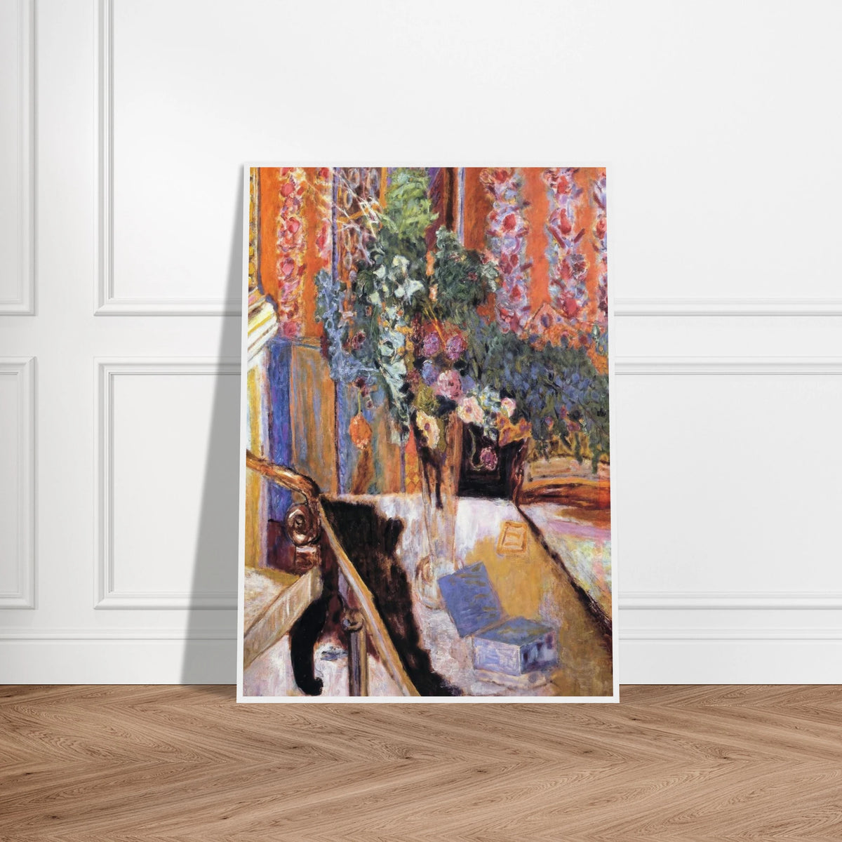 Interior with Flowers Framed Poster | Pierre Bonnard Framed Prints Wall Art | Pierre Bonnard Shop
