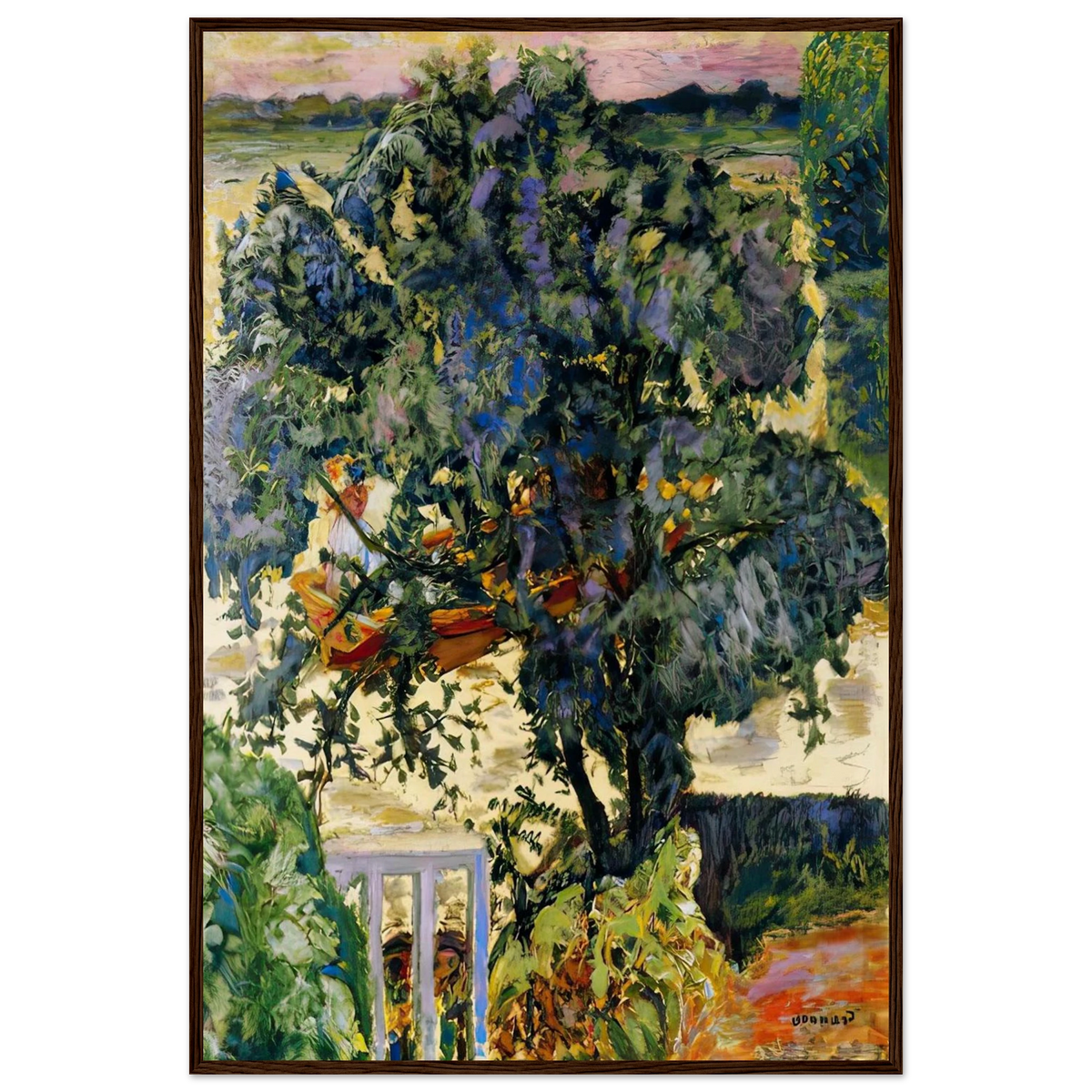 Tree by the River Framed Poster | Pierre Bonnard Framed Prints Wall Art | Pierre Bonnard Shop
