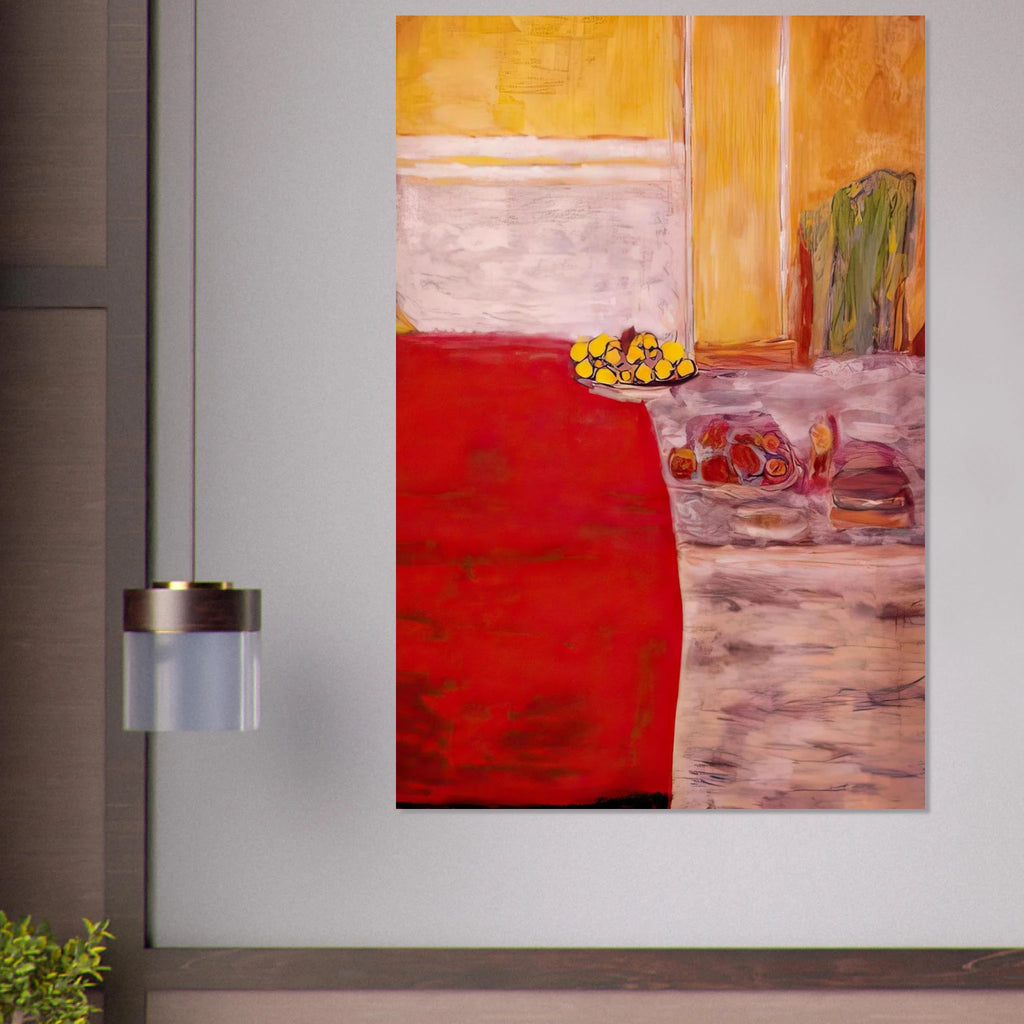 Fruit on the red carpet Poster | Pierre Bonnard Poster | Pierre Bonnard Shop