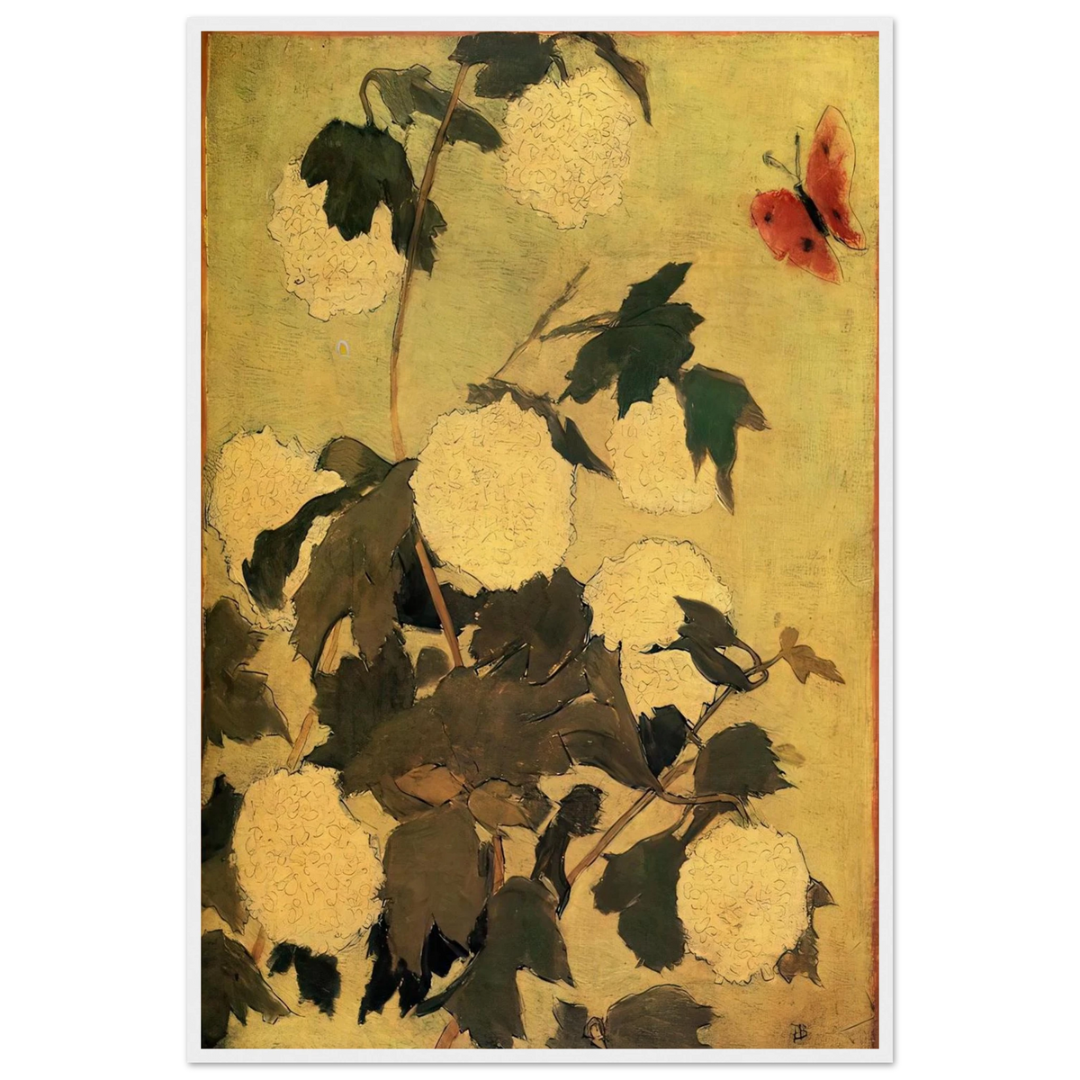 Snowballs Framed Poster | Pierre Bonnard Framed Prints Wall Art | Pierre Bonnard Shop