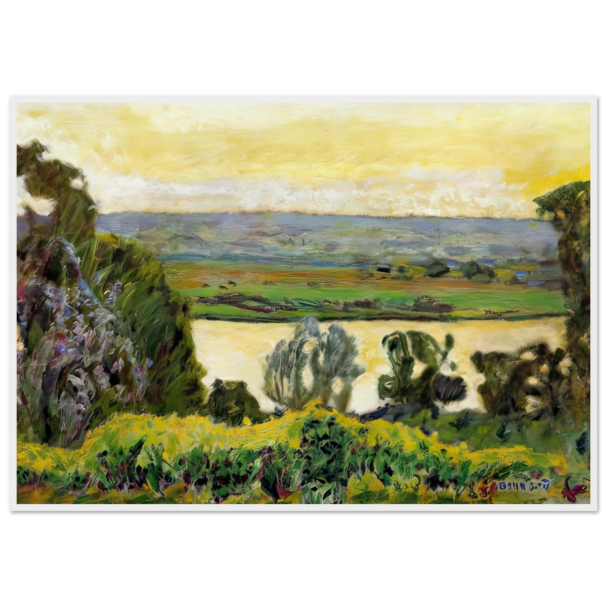Landscape at Vernon Framed Poster | Pierre Bonnard Framed Prints Wall Art | Pierre Bonnard Shop