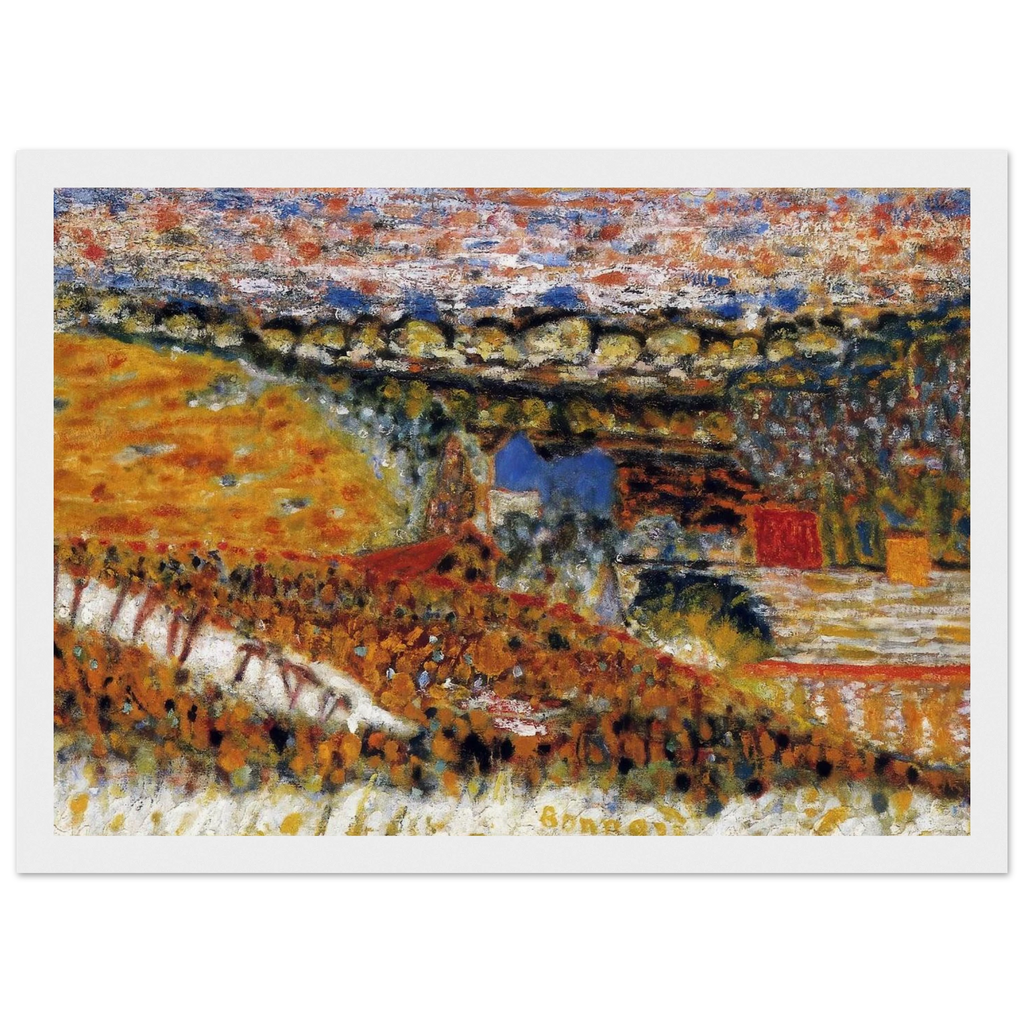 Autumn View Framed Poster | Pierre Bonnard Framed Prints Wall Art | Pierre Bonnard Shop