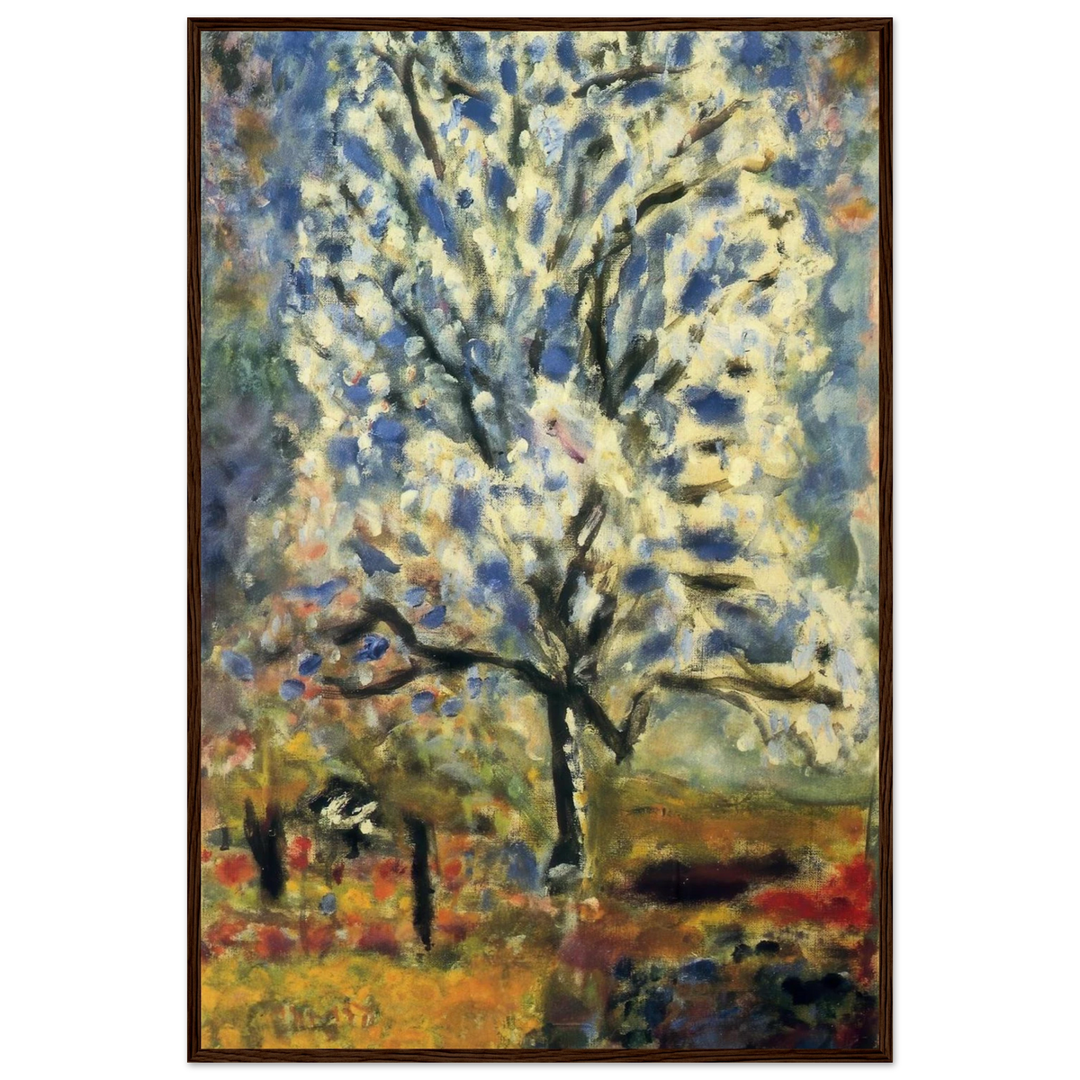 The almond tree in blossom Framed Poster | Pierre Bonnard Framed Prints Wall Art | Pierre Bonnard Shop