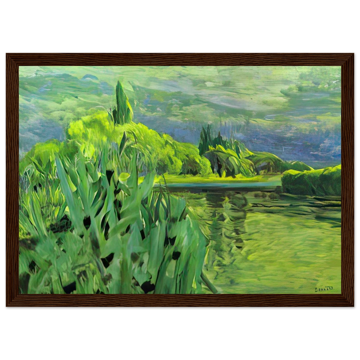 The Seine Framed Poster | Pierre Bonnard Framed Prints Wall Art | Pierre Bonnard Shop