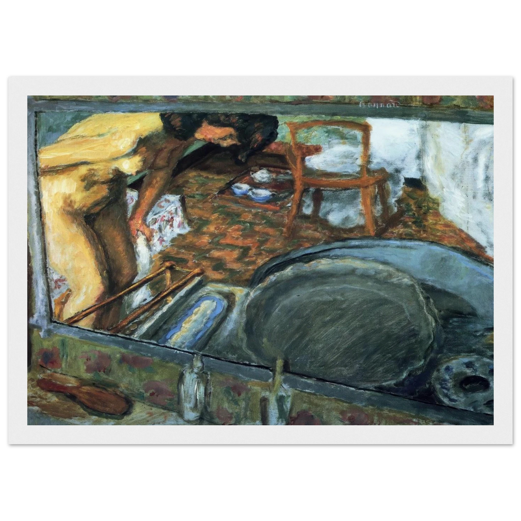 Tub in a Mirror Framed Poster | Pierre Bonnard Framed Prints Wall Art | Pierre Bonnard Shop