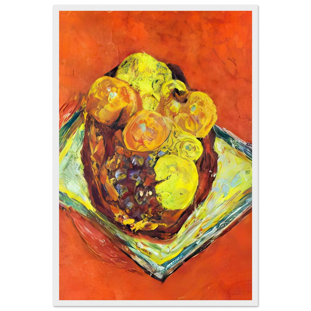 Peaches and Grapes Framed Poster | Pierre Bonnard Framed Prints Wall Art | Pierre Bonnard Shop
