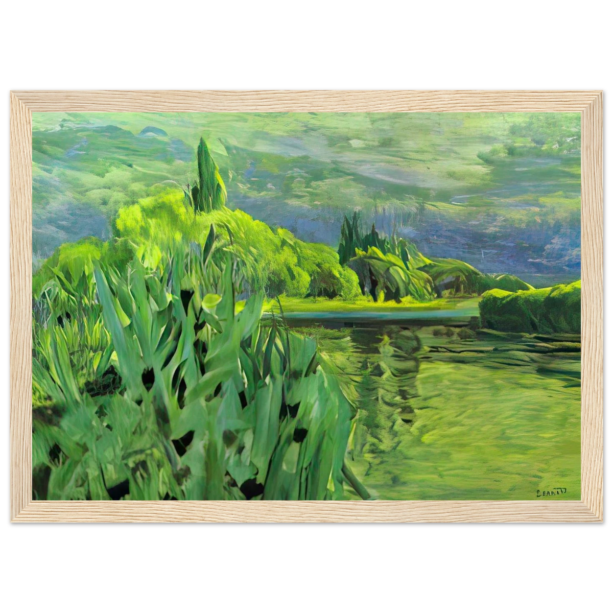 The Seine Framed Poster | Pierre Bonnard Framed Prints Wall Art | Pierre Bonnard Shop