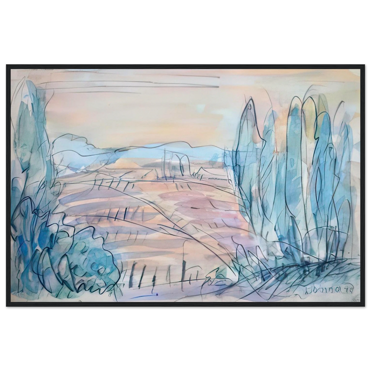 Côte d'Azur Framed Poster | Pierre Bonnard Framed Prints Wall Art | Pierre Bonnard Shop