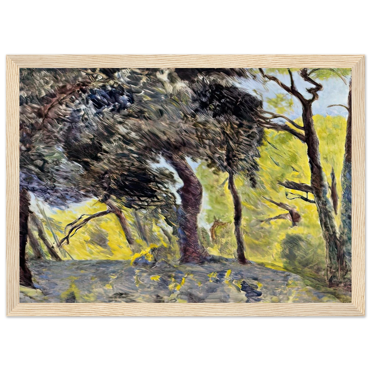 In the Woods (study) Framed Poster | Pierre Bonnard Framed Prints Wall Art | Pierre Bonnard Shop