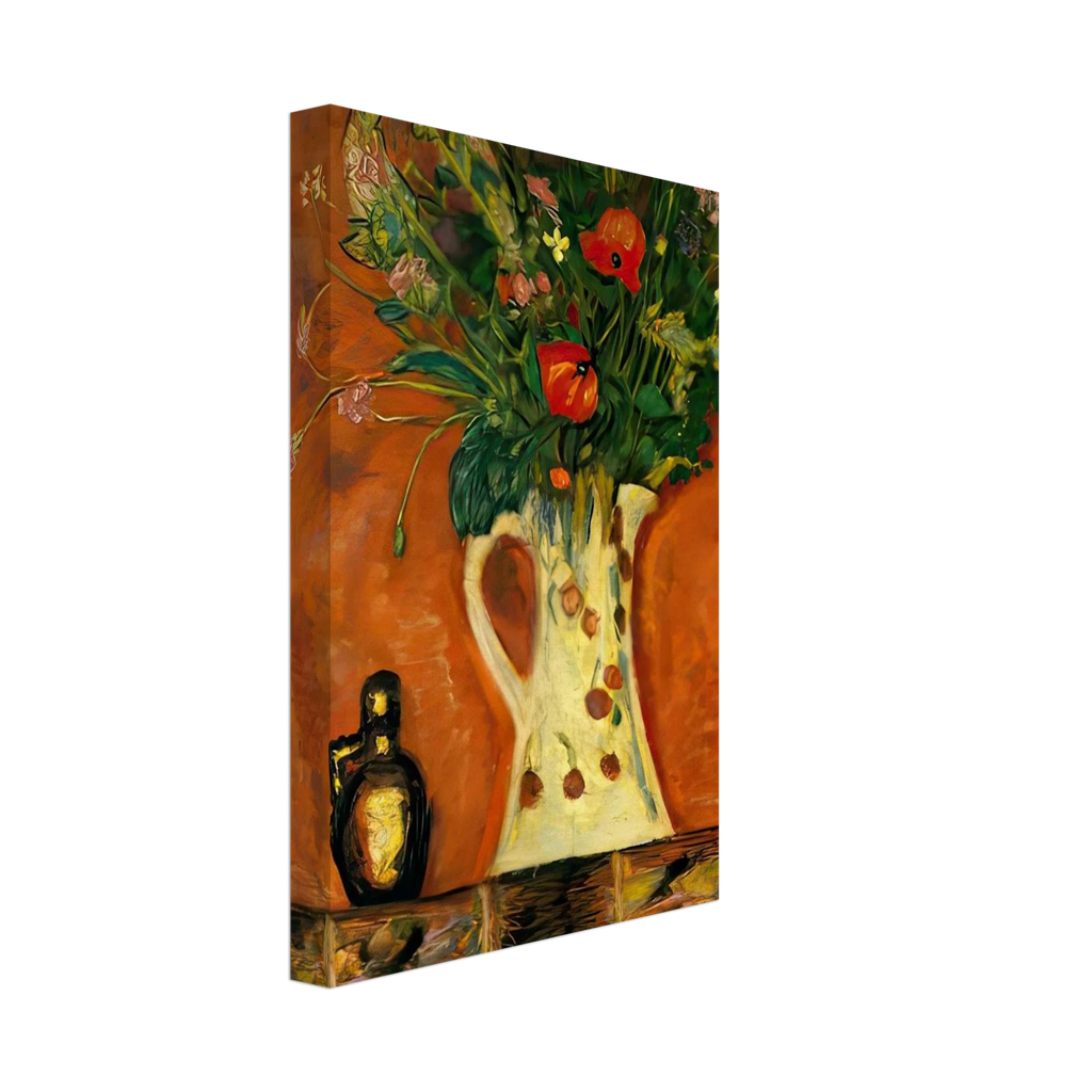 Flowers on a Mantlepiece Canvas | Pierre Bonnard Canvas | Pierre Bonnard Shop