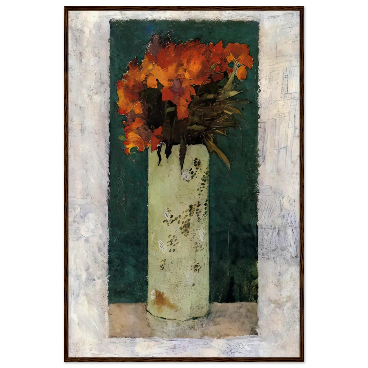 Pot of Flowers Framed Poster | Pierre Bonnard Framed Prints Wall Art | Pierre Bonnard Shop