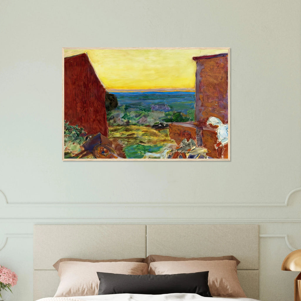 Landscape, Sunset Framed Poster | Pierre Bonnard Framed Prints Wall Art | Pierre Bonnard Shop