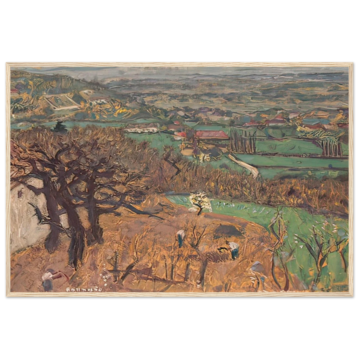 Dauphine Landscape Framed Poster | Pierre Bonnard Framed Prints Wall Art | Pierre Bonnard Shop