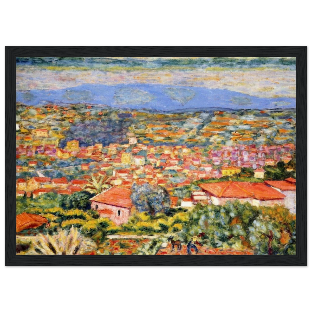 View of Le Cannet, Roofs Framed Poster | Pierre Bonnard Framed Prints Wall Art | Pierre Bonnard Shop
