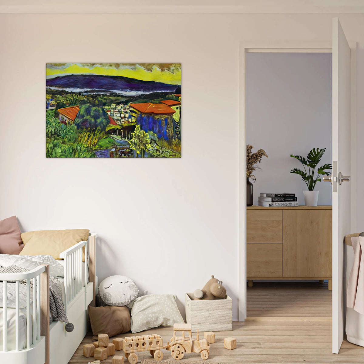 Red Roofs in Cannet Canvas | Pierre Bonnard Canvas | Pierre Bonnard Shop