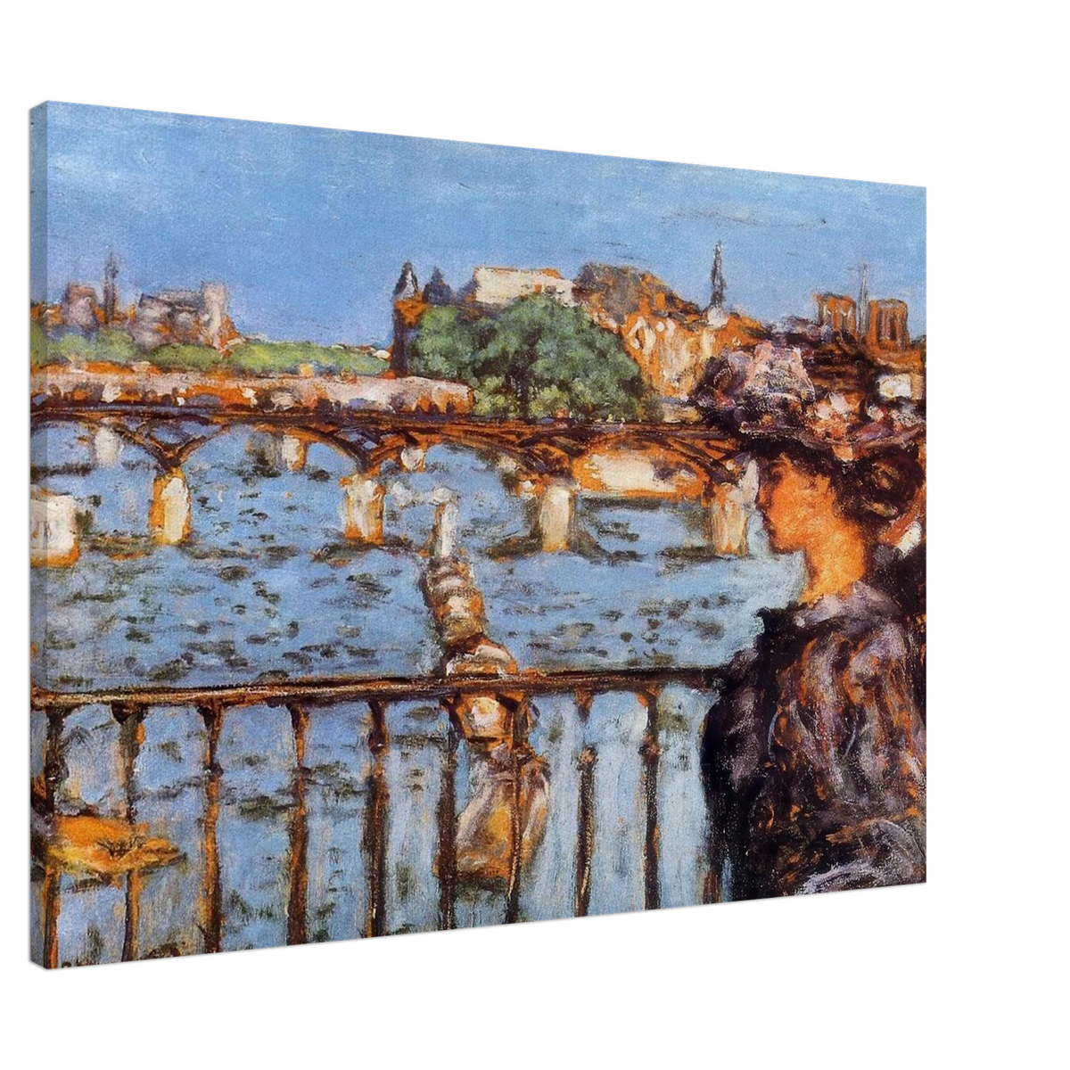 The Pont des Arts Canvas | Pierre Bonnard Canvas | Pierre Bonnard Shop
