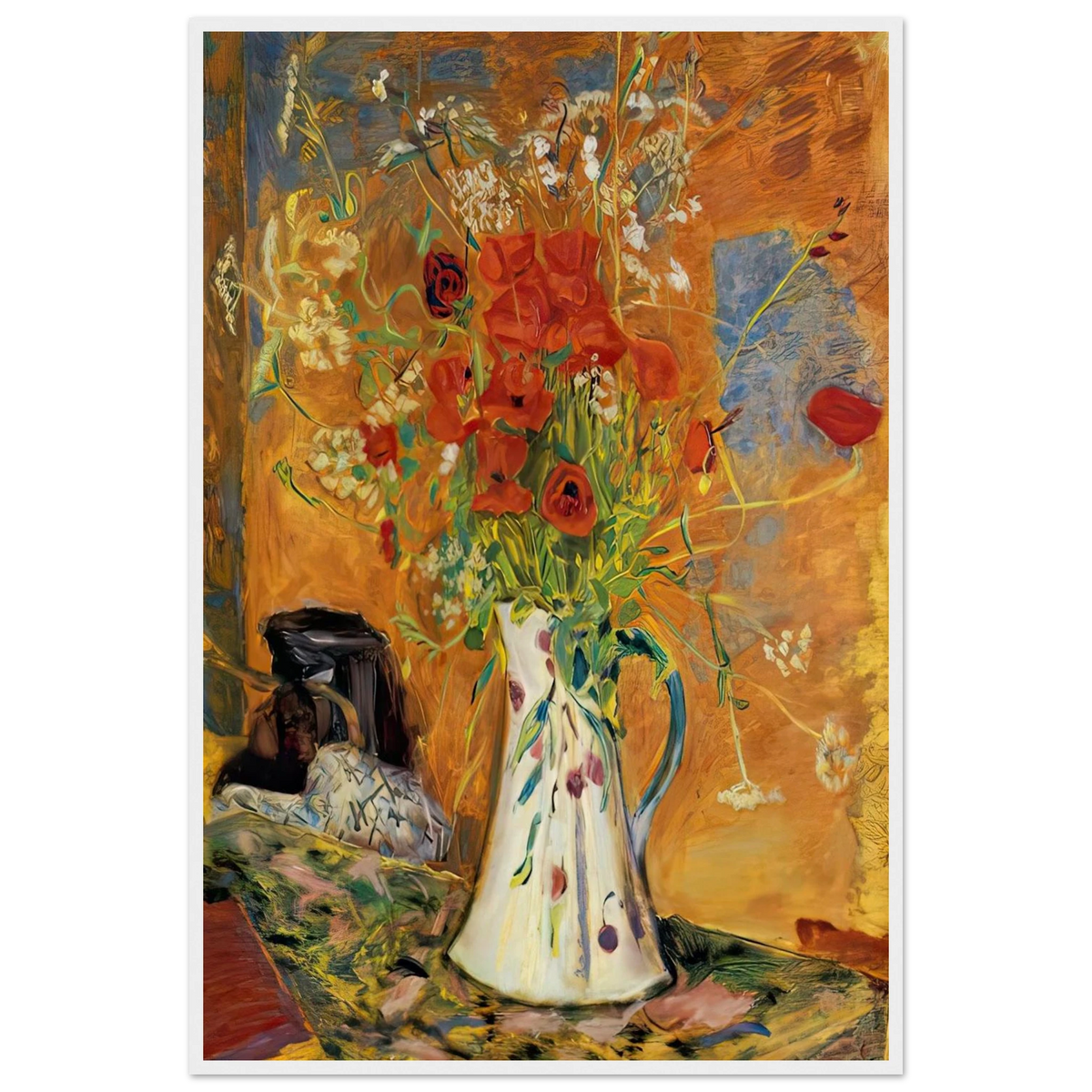 Poppies Framed Poster | Pierre Bonnard Framed Prints Wall Art | Pierre Bonnard Shop