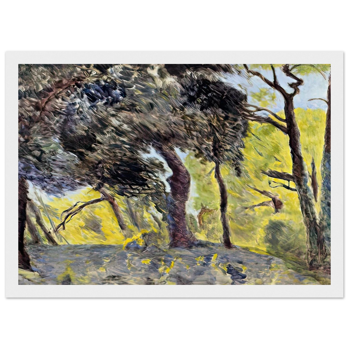 In the Woods (study) Framed Poster | Pierre Bonnard Framed Prints Wall Art | Pierre Bonnard Shop