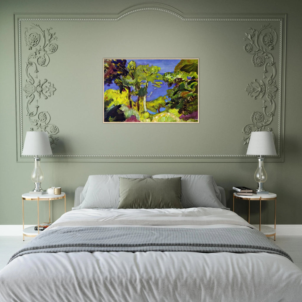 Landscape of Cote d Azur Framed Poster | Pierre Bonnard Framed Prints Wall Art | Pierre Bonnard Shop