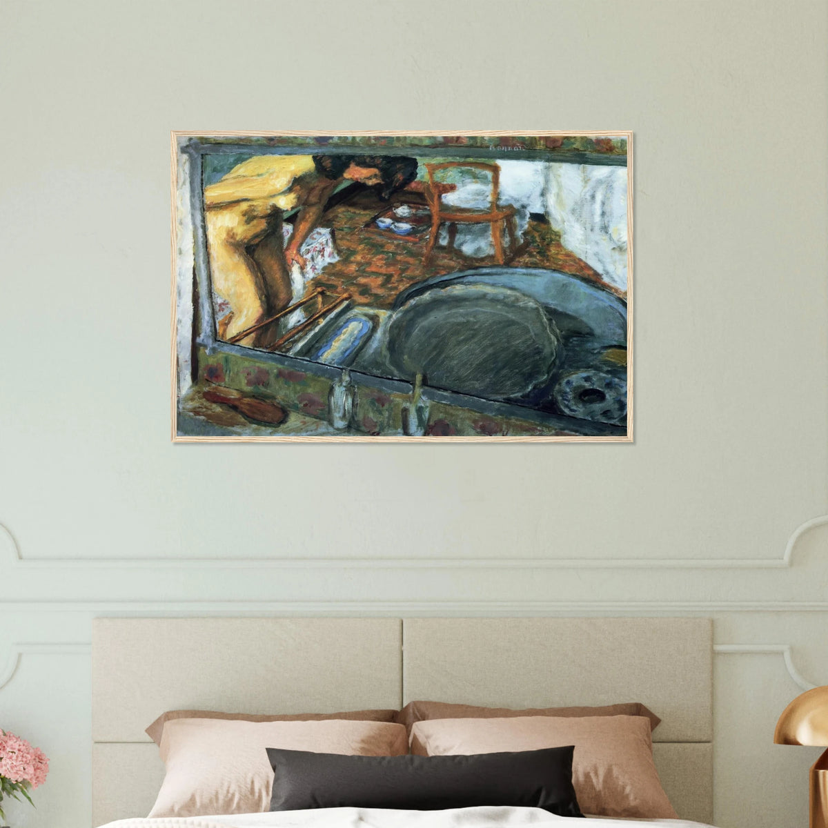 Tub in a Mirror Framed Poster | Pierre Bonnard Framed Prints Wall Art | Pierre Bonnard Shop
