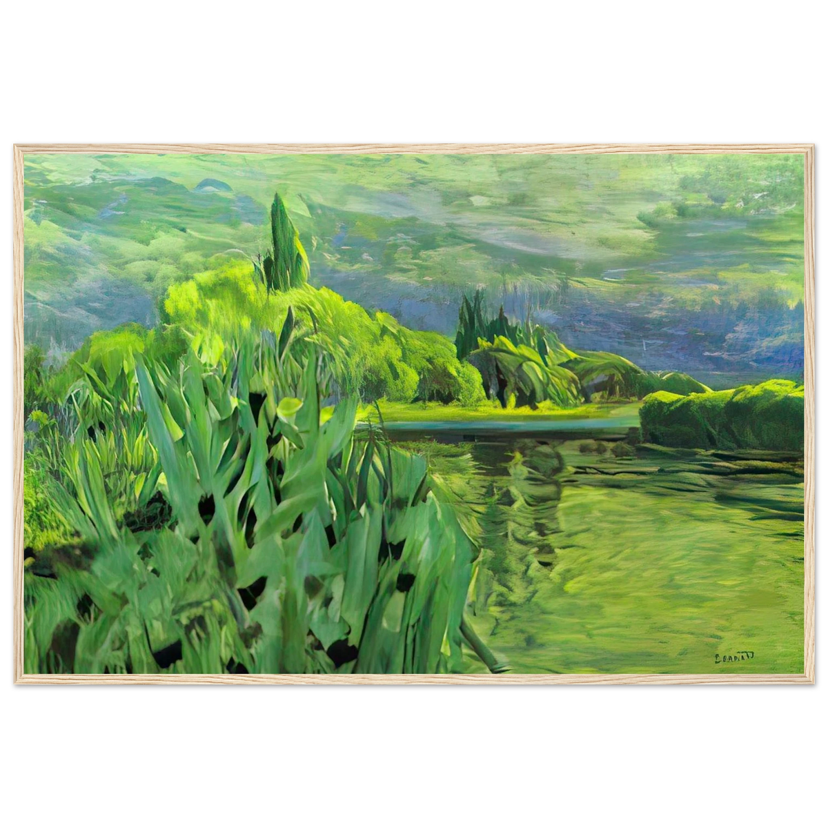 The Seine Framed Poster | Pierre Bonnard Framed Prints Wall Art | Pierre Bonnard Shop