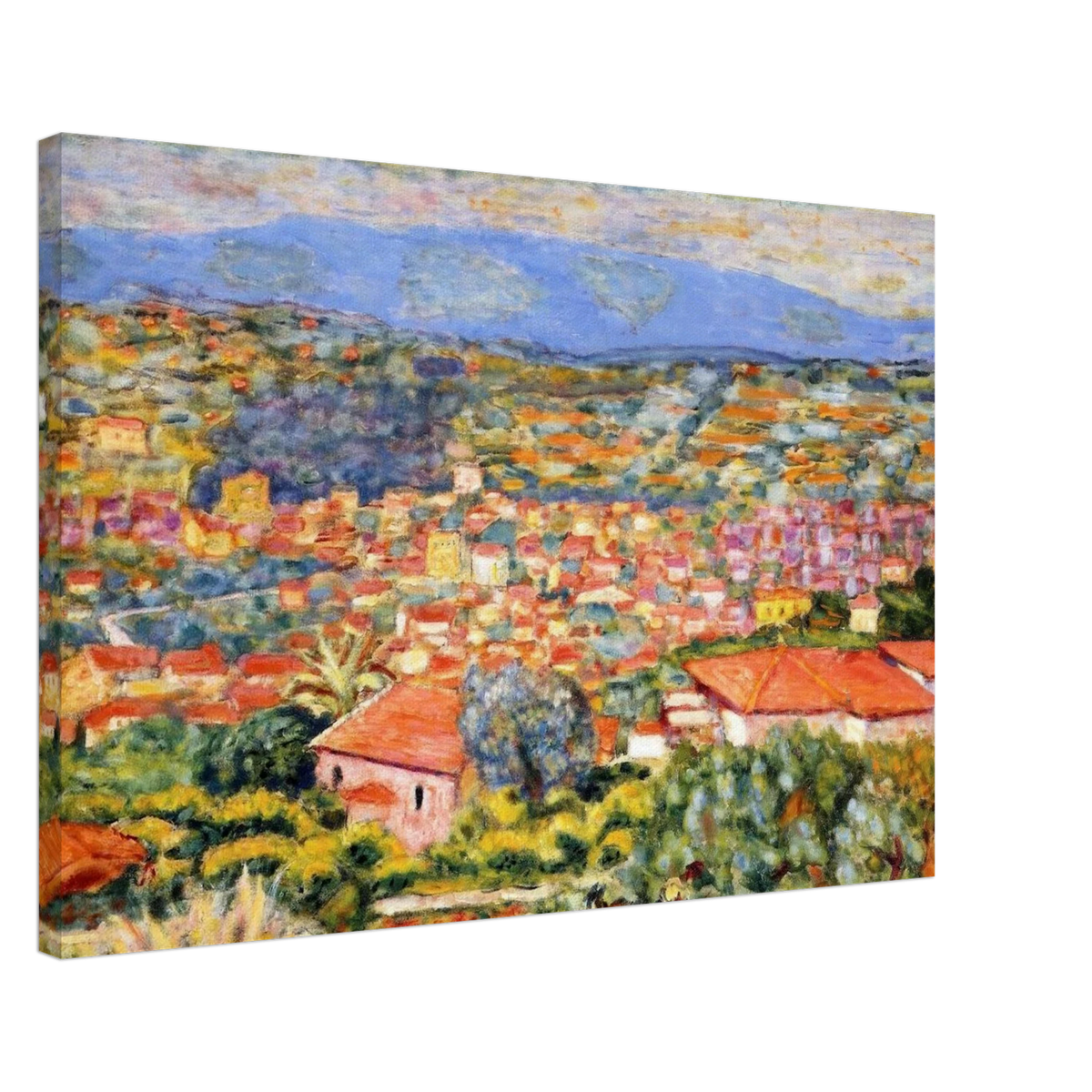View of Le Cannet, Roofs Canvas | Pierre Bonnard Canvas | Pierre Bonnard Shop