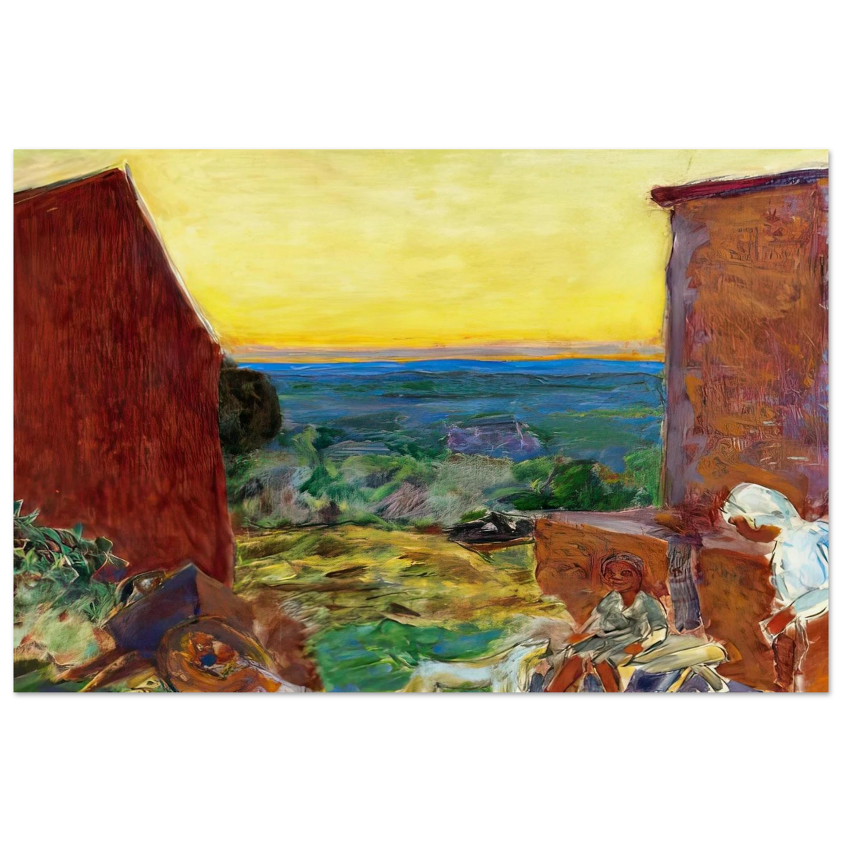 Landscape, Sunset Poster | Pierre Bonnard Poster | Pierre Bonnard Shop