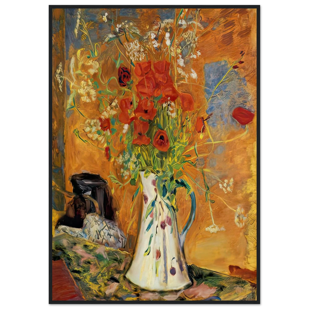 Poppies Framed Poster | Pierre Bonnard Framed Prints Wall Art | Pierre Bonnard Shop