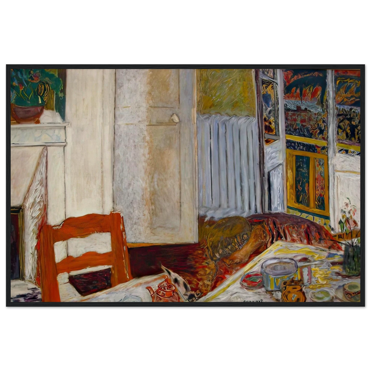 White Interior Framed Poster | Pierre Bonnard Framed Prints Wall Art | Pierre Bonnard Shop