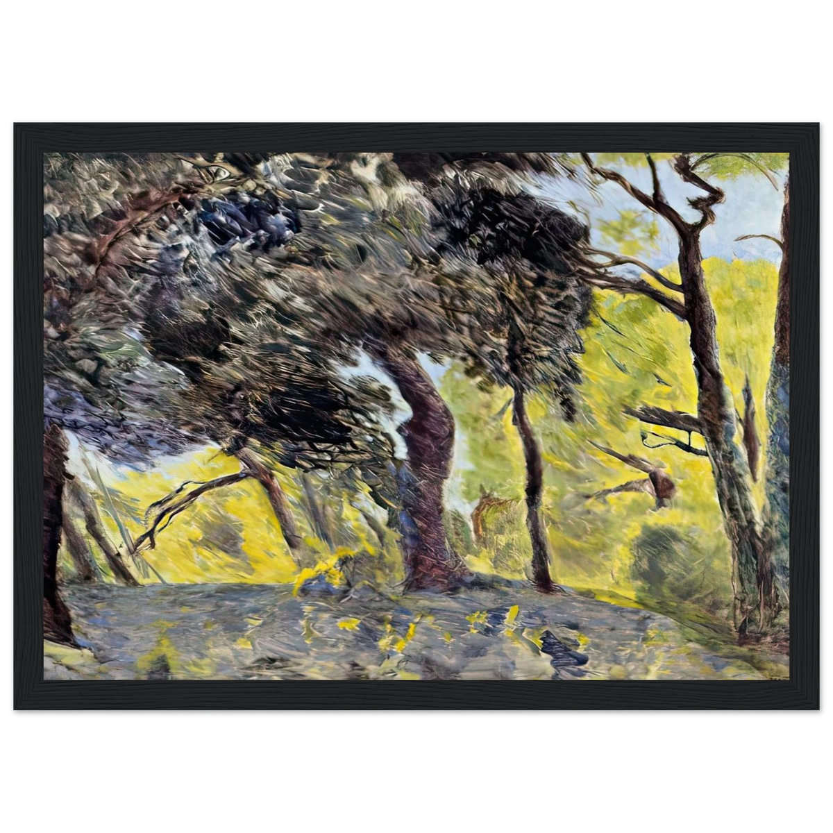 In the Woods (study) Framed Poster | Pierre Bonnard Framed Prints Wall Art | Pierre Bonnard Shop