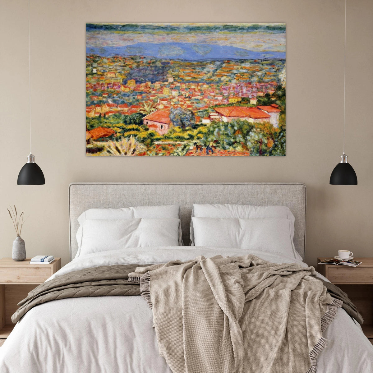 View of Le Cannet, Roofs Poster | Pierre Bonnard Poster | Pierre Bonnard Shop