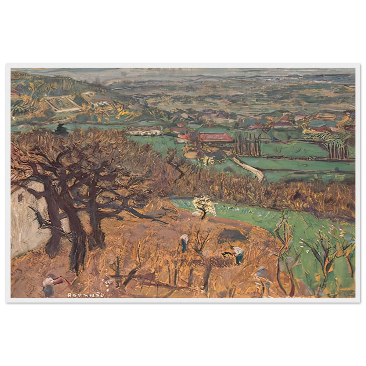 Dauphine Landscape Framed Poster | Pierre Bonnard Framed Prints Wall Art | Pierre Bonnard Shop