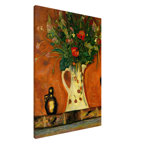 Flowers on a Mantlepiece Canvas | Pierre Bonnard Canvas | Pierre Bonnard Shop