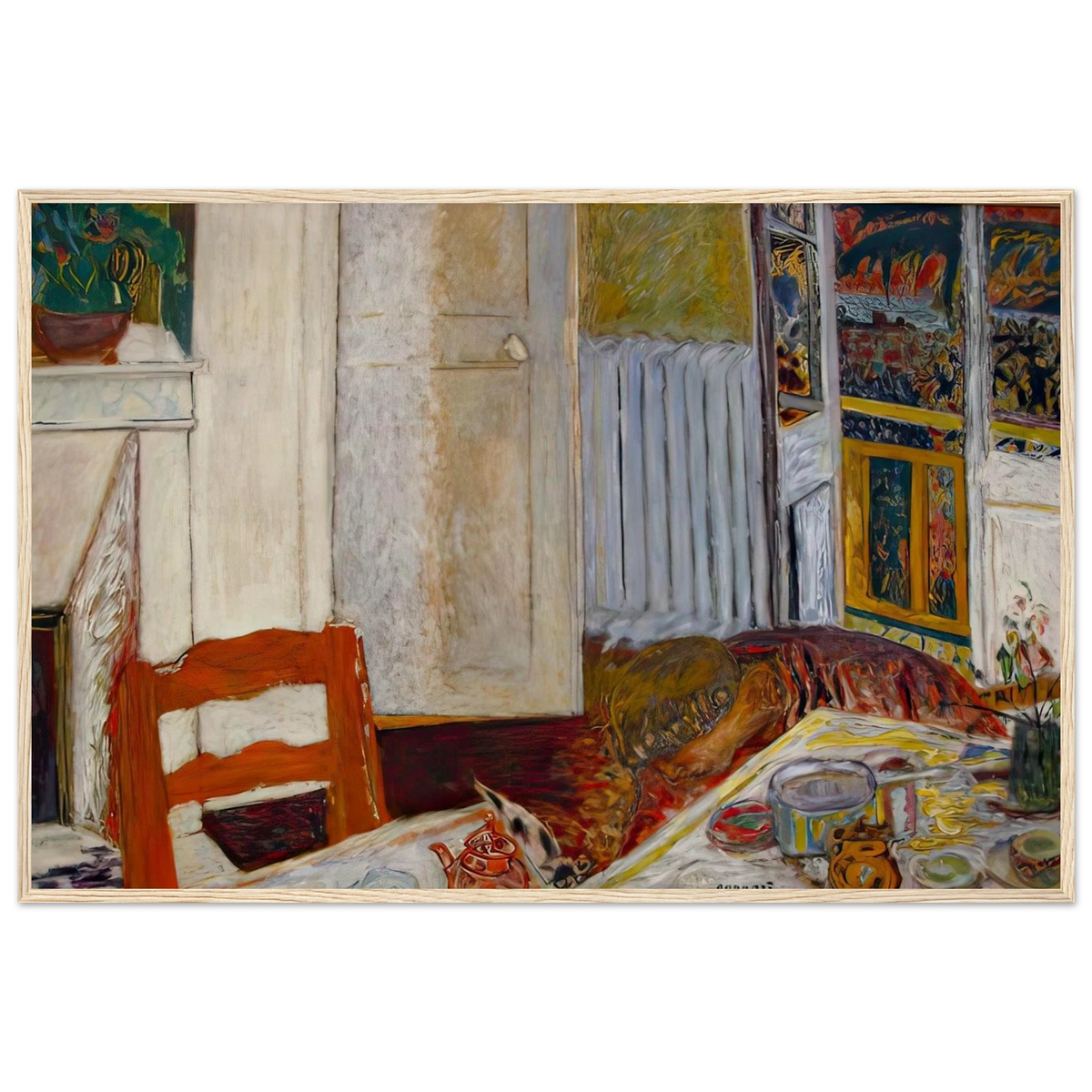 White Interior Framed Poster | Pierre Bonnard Framed Prints Wall Art | Pierre Bonnard Shop