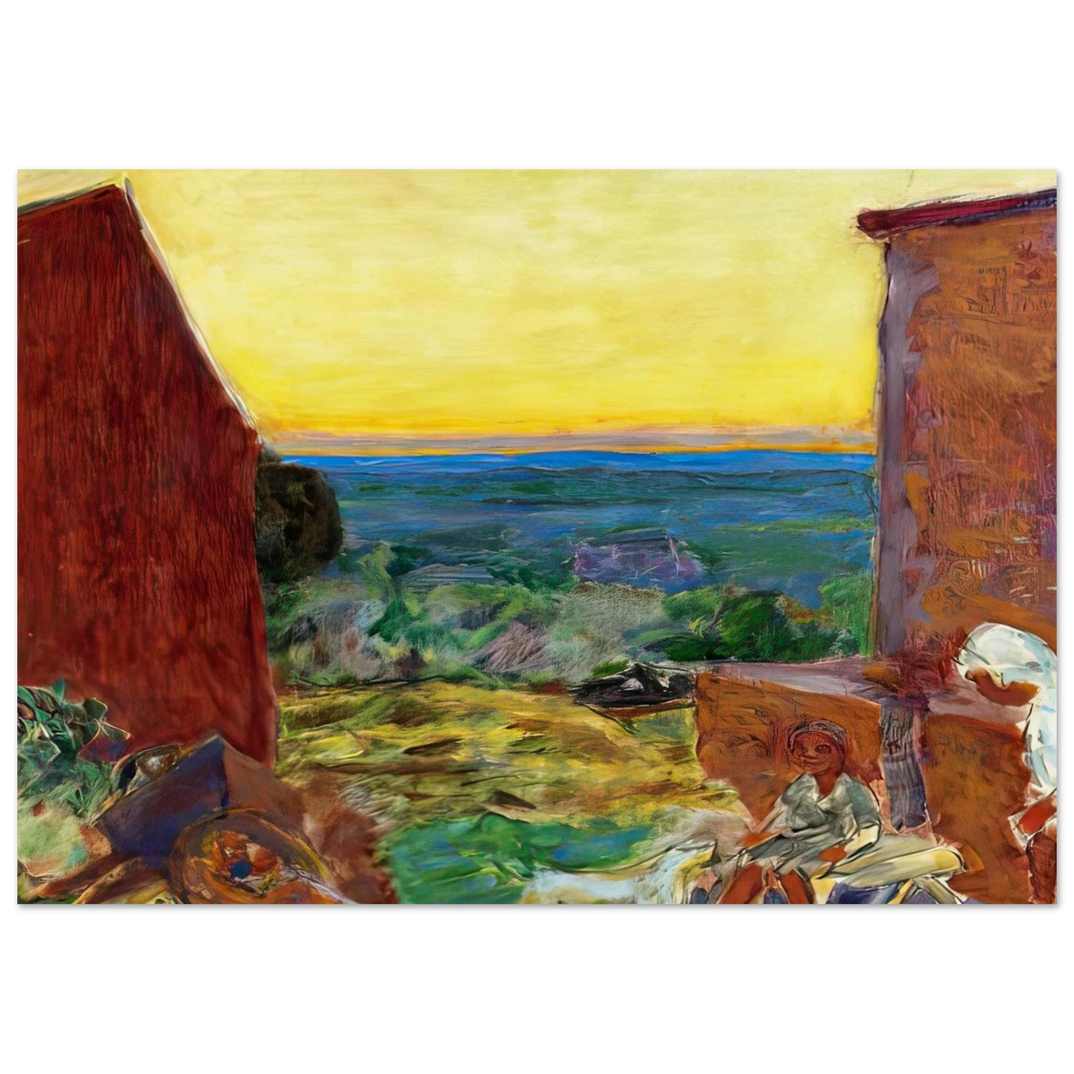 Landscape, Sunset Poster | Pierre Bonnard Poster | Pierre Bonnard Shop