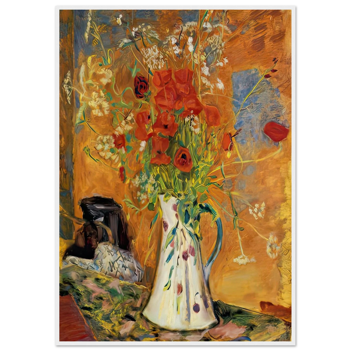 Poppies Framed Poster | Pierre Bonnard Framed Prints Wall Art | Pierre Bonnard Shop