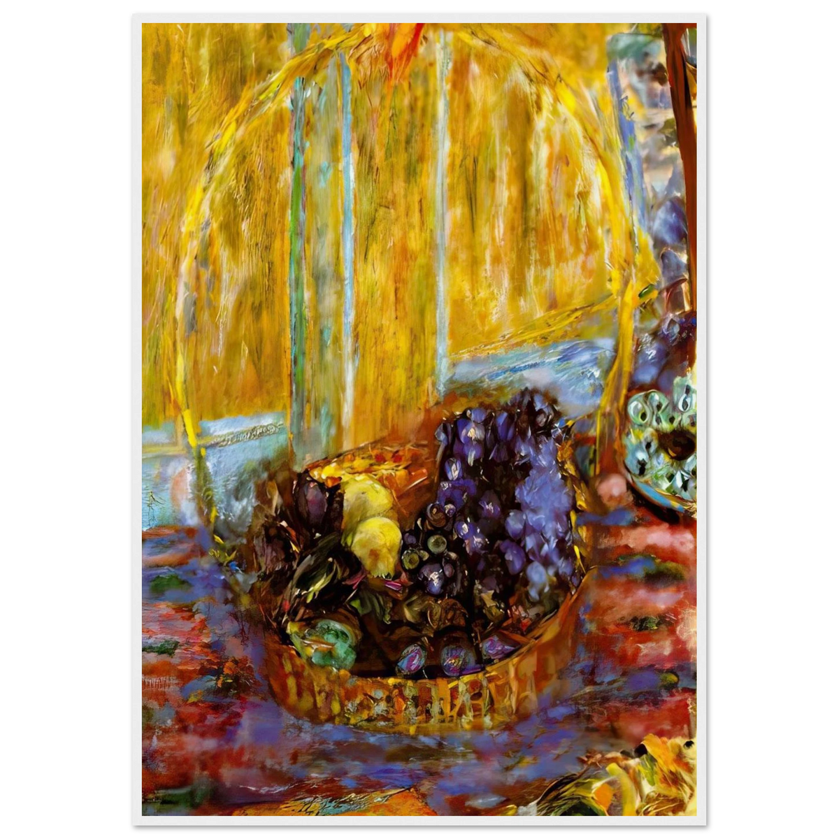 Fruit Basket Framed Poster | Pierre Bonnard Framed Prints Wall Art | Pierre Bonnard Shop
