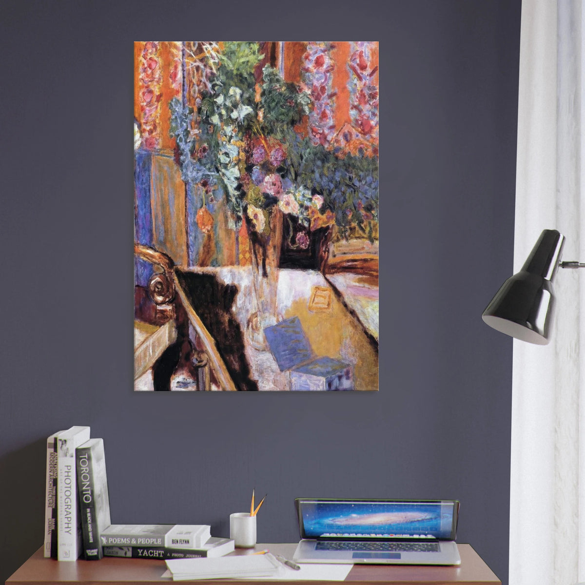 Interior with Flowers Canvas | Pierre Bonnard Canvas | Pierre Bonnard Shop