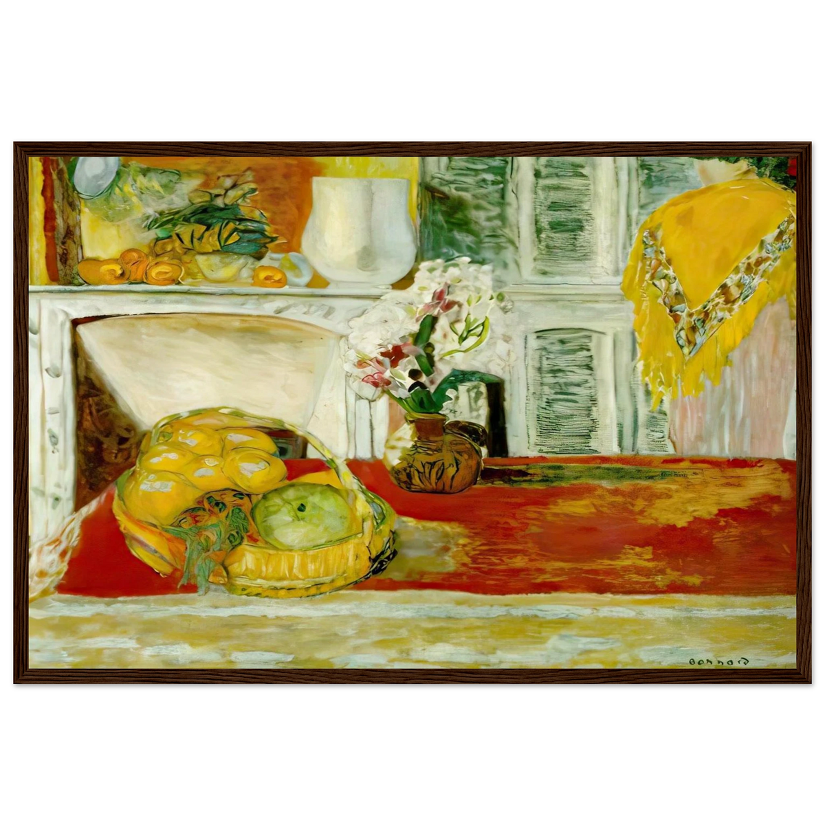 Corner of the Dining Room Framed Poster | Pierre Bonnard Framed Prints Wall Art | Pierre Bonnard Shop