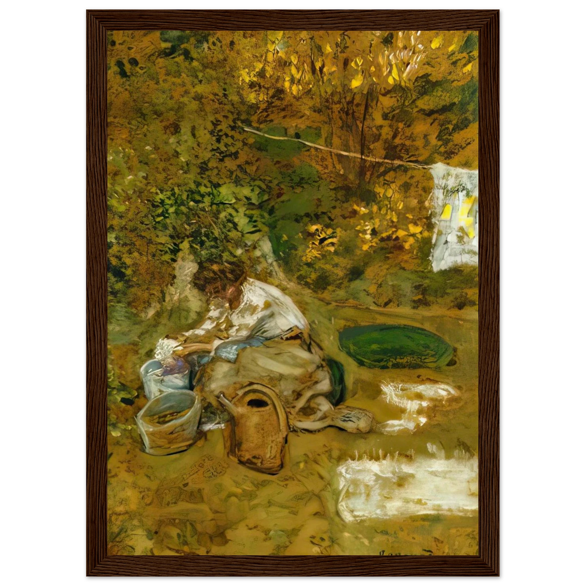 The Washing Framed Poster | Pierre Bonnard Framed Prints Wall Art | Pierre Bonnard Shop