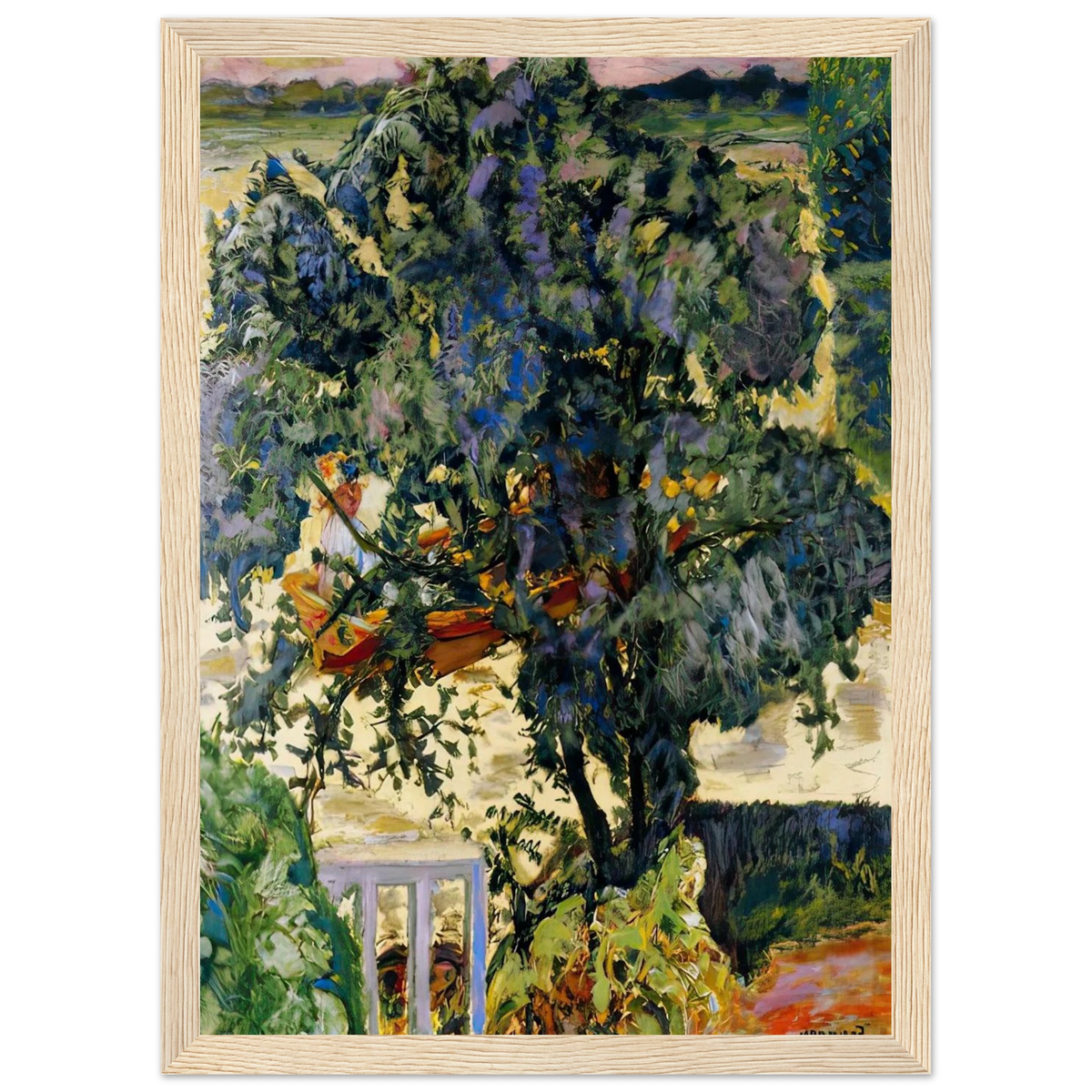 Tree by the River Framed Poster | Pierre Bonnard Framed Prints Wall Art | Pierre Bonnard Shop